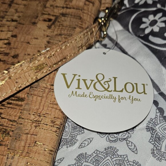 Viv & Lou Cork Hadley Clutch / Wristlet  - NEW - Picture 3 of 8